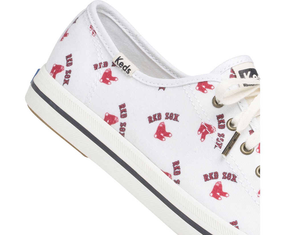 Keds Womens Sneakers White/Red - Kickstart MLB® - 714DEZLBV